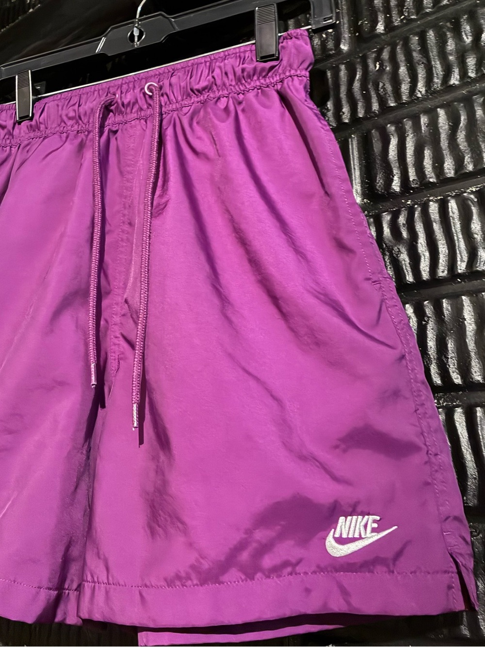 Nike Purple Drawstring Athletic Shorts
